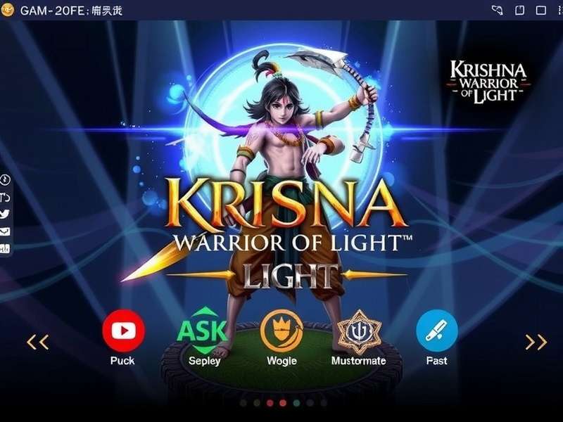 Krishna Warrior Of Light Combat Scene